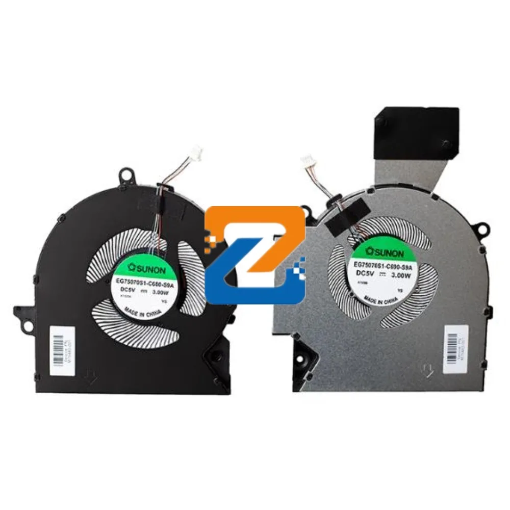 EG75070S1-C680-S9A EG75070S1-C690-S9A Laptop CPU Cooling Fan For HP OMEN 16-B 16-C TPN-Q265 TPN-Q267 Radiator Fan DC5V RTX3050ti