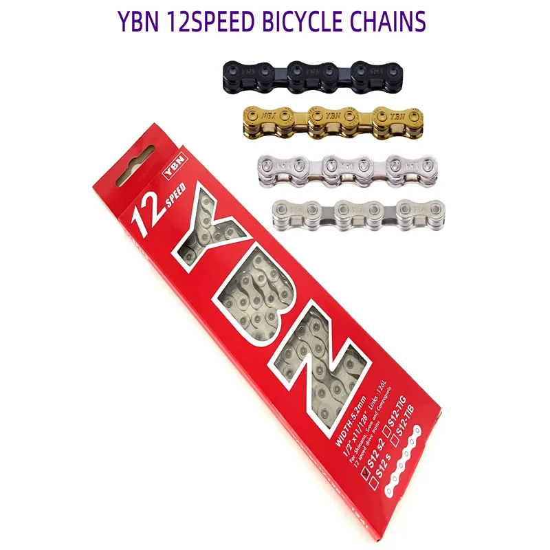 

12-speed S12 Bicycle Chains Suitable for MTB Mountain Road Bike Compatible with 12-speed Transmission System Bicycle Parts