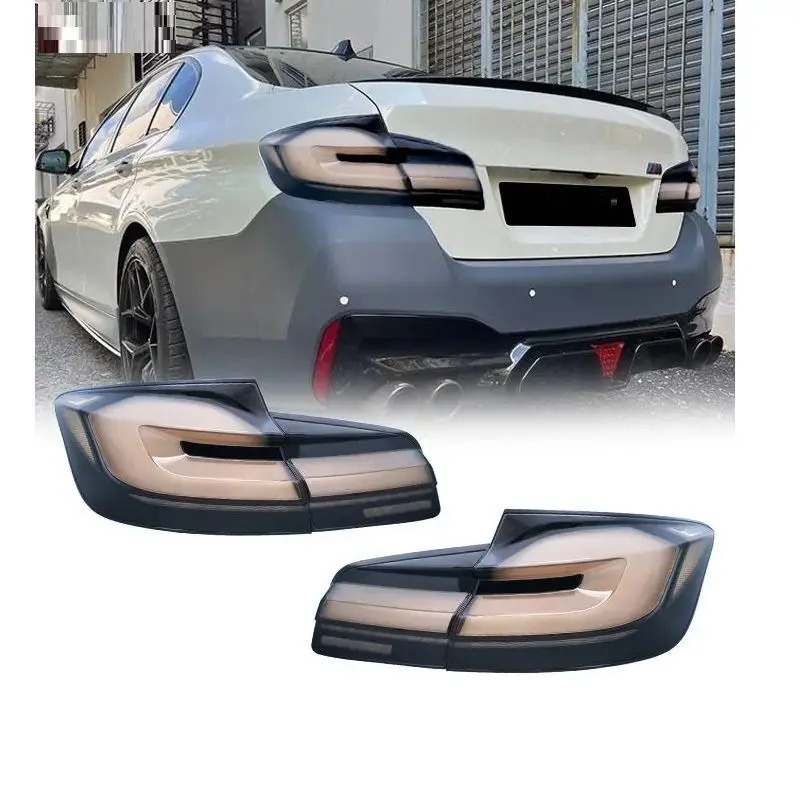 قم بتوصيل وتشغيل الضوء الخلفي F10 إلى الضوء الخلفي الجديد G30 LCI 2021 لسيارات BMW 5 Series F18 2010-2018 F10/F18 مجموعة الضوء الخلفي