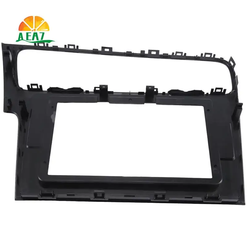 

AEA7-Car Radio Fascias Frame For VW Golf MK7 2013-2020 RHD 10 Inch 2DIN Stereo Panel Replacement Accessories