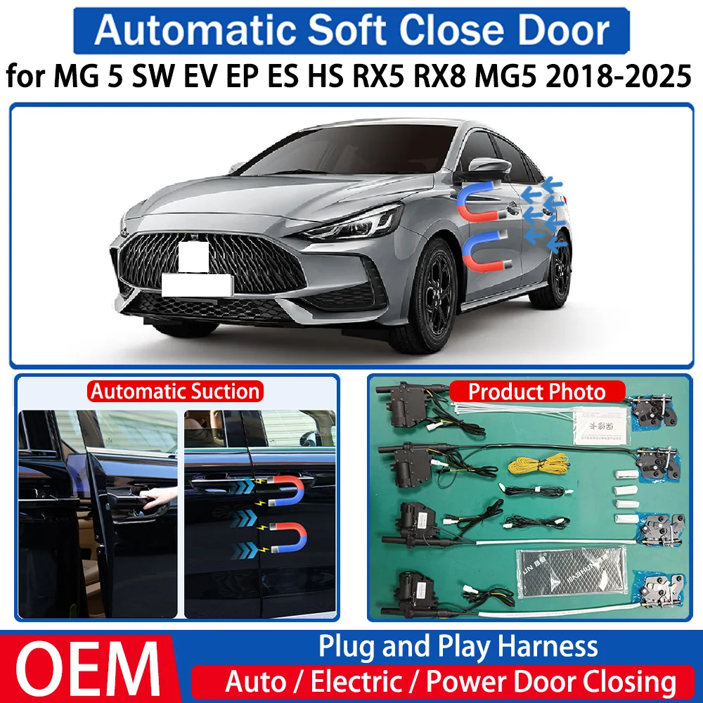 

for MG 5 SW EV EP ES HS RX5 RX8 MG5 2018-2025 Car OEM Automatic Soft Close Door Electric Suction Kit Auto Power Closing System