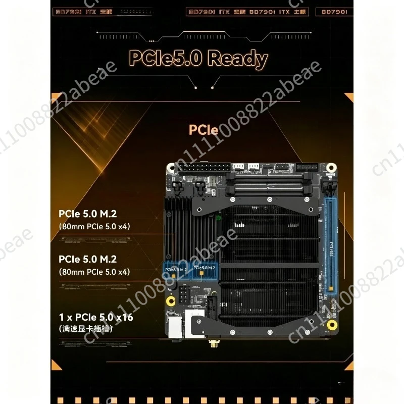 Gaming 9-7945HX Mini-ITX BD795M Motherboard for PC Gaming Office Desktop Computer (fan not included)