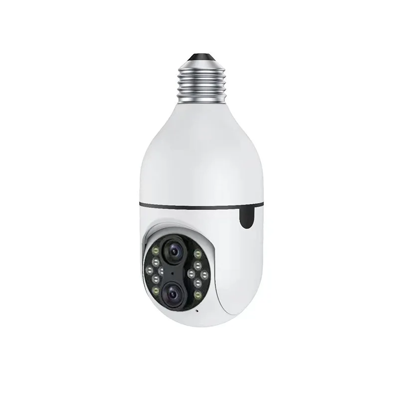 Imagem -02 - Câmera Dome ip V360pro Uhd 4mp Ipc360home Aplicativo Icsee Zoom 10x Lente Dupla E27 Ptz ai Humanóide Cor Cheia Segurança Doméstica Monitor de Bebê