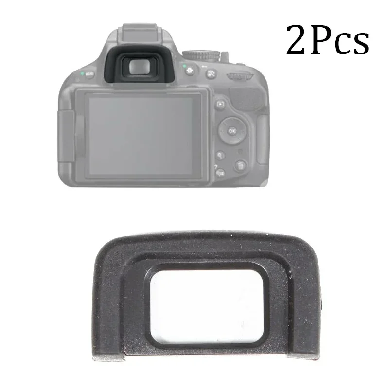 2 pçs ocular câmera visor capa protetora para-dslr d5600 d5500 d5300 d5200 d3300 d3200 d3400