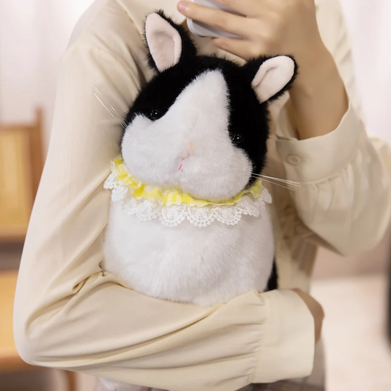 Simulation Nette Realistische Kaninchen Plüsch Spielzeug Weiche Stofftier Kawaii Flauschigen Hase Puppe Baby Schlaf Kissen für Kinder Geschenke