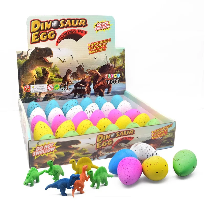 

20pcs/set Mixed color Magic Dinosaur Hatching Growing in Water Grow Egg Animal Breeding Process Educational Teaching Funny Toys