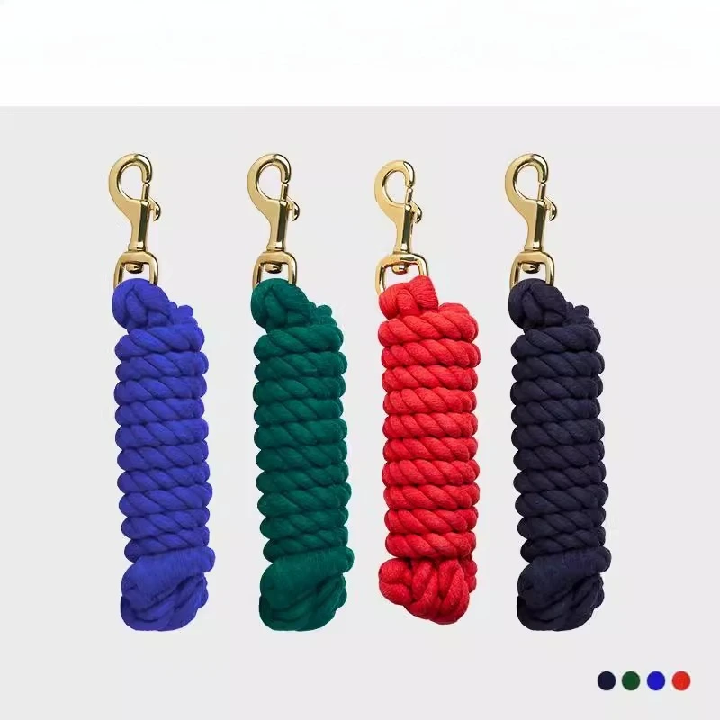 Corda di cotone 3M attrezzatura per equitazione equestre in cotone per cavalli