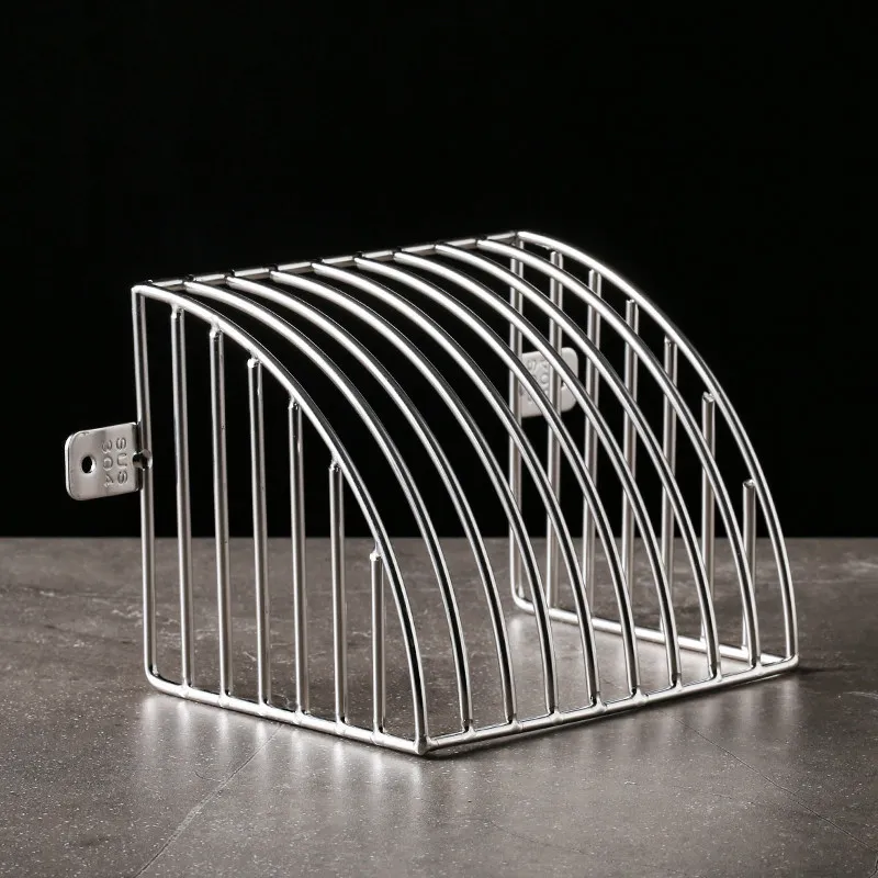 1Pc SUS304 Wall Mount Gutter Drain Cover Anti-Clogging Mesh Grate For Roof Terrace Garden Balcony