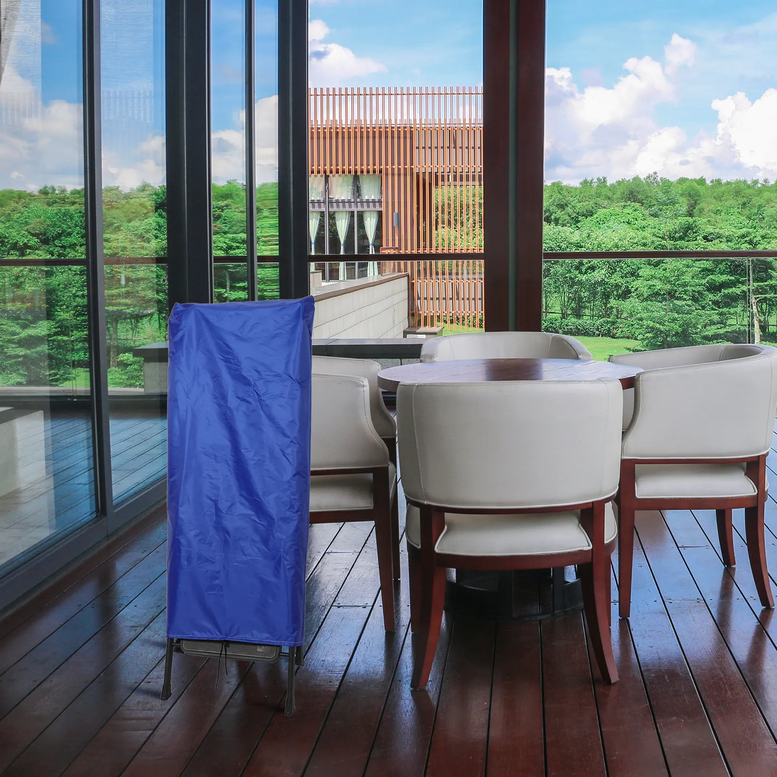 Folding Step Ladder Waterproof Cover Heavy Duty Organizer Protector Bag for A-Frame 3 Step Ladders Patio Garden Storage
