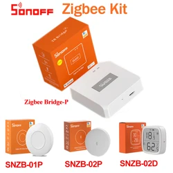 Sonoff Zigbee 3.0 Dongle USB Zigbee Bridge-P Gateway Hub ZBMINI-L2 NO Neutral Wire Required Zigbee Smart Switch SNZB01P SNZB02P