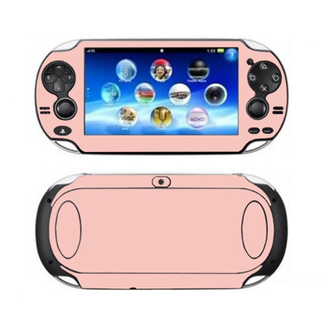 10 Pure Clean Solid Colours Vinyl Skin Sticker Protector for Sony PS vita PSV Skins Stickers PSV1000