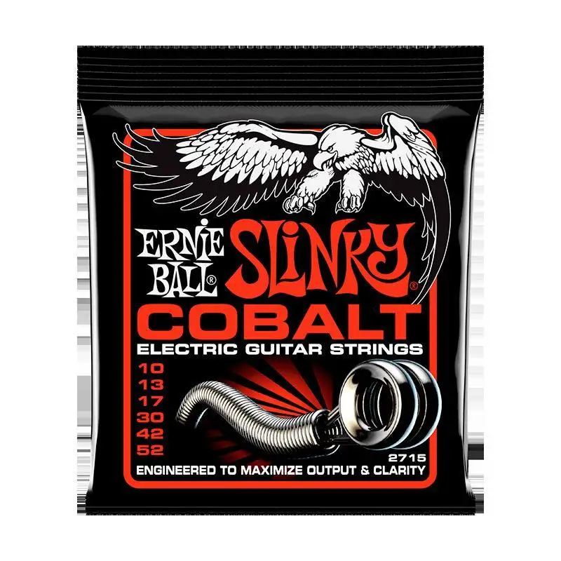 Ernie Ball kobalt struny do gitary elektrycznej 2723 9-42 Super Slinky zestaw 2721 2727 gitara akcesoria