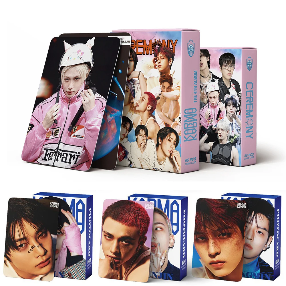 

KPOP Idol Stray KARMA Merch фотокарта новый альбом ломо карты CEREMONY фотокнига фанат коллекция карт плакат открытка фотографии подарок