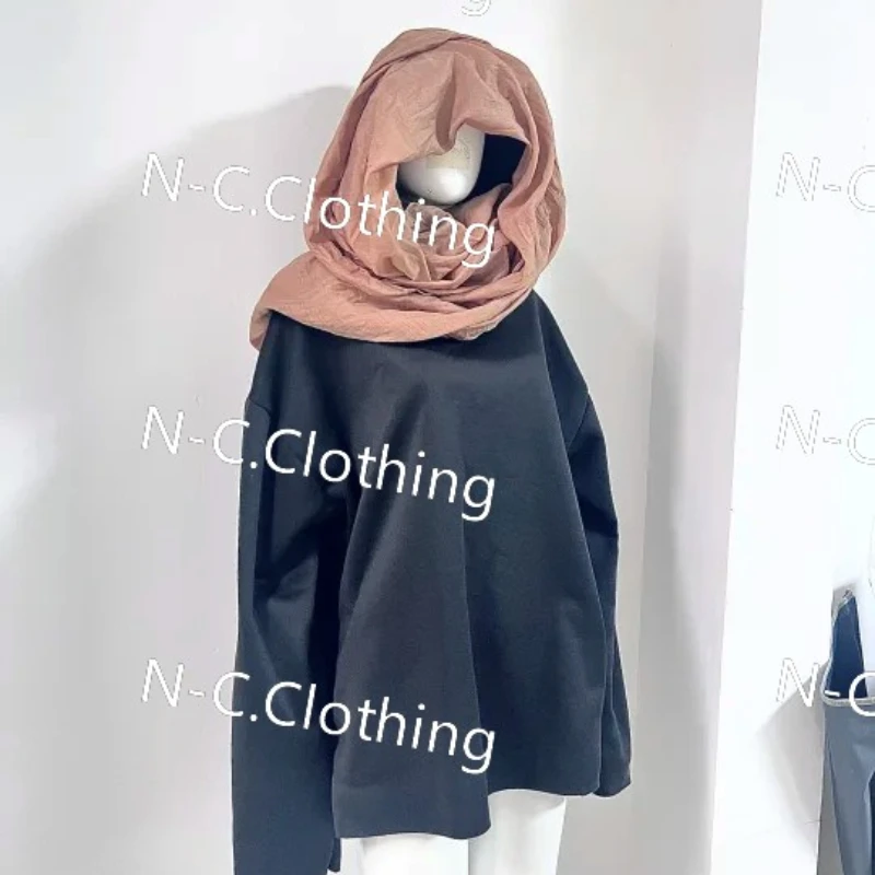 شخصية الرمال الكثبان الرملية نمط عارضة مقنعين وشاح عارضة الرياضية الخريف والشتاء مقنعين البلوز للرجال والنساء