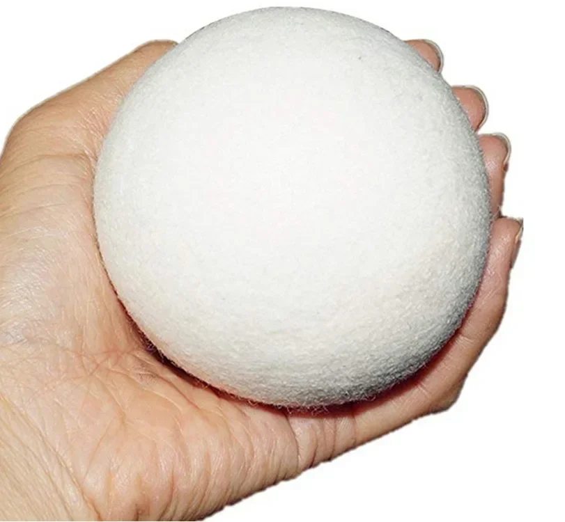 Wolle Trockner Bälle Wiederverwendbare Natürliche Weichspüler Wäsche Waschmaschine Zubehör Hause Waschen Fleece Trockner Bälle Kleidung – Detail 1