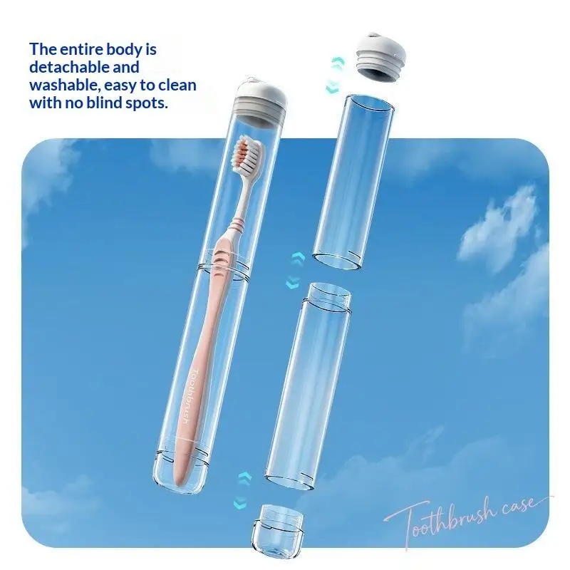 Portable Toothbrush Holder Box Outdoor Travel Camping Toothbrush Storage Organizer Case Bathroom Accessories Toothpaste Box