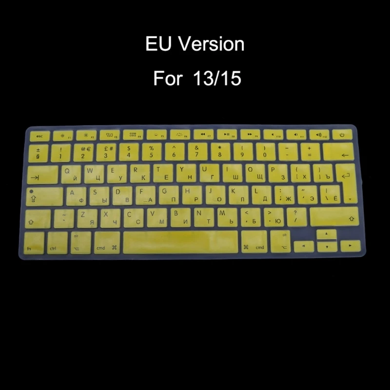 EU Version Keyboard Sticker Film for Macbooks Air 13 15 EU Version Laptop Keyboards Silicone Skin Cover