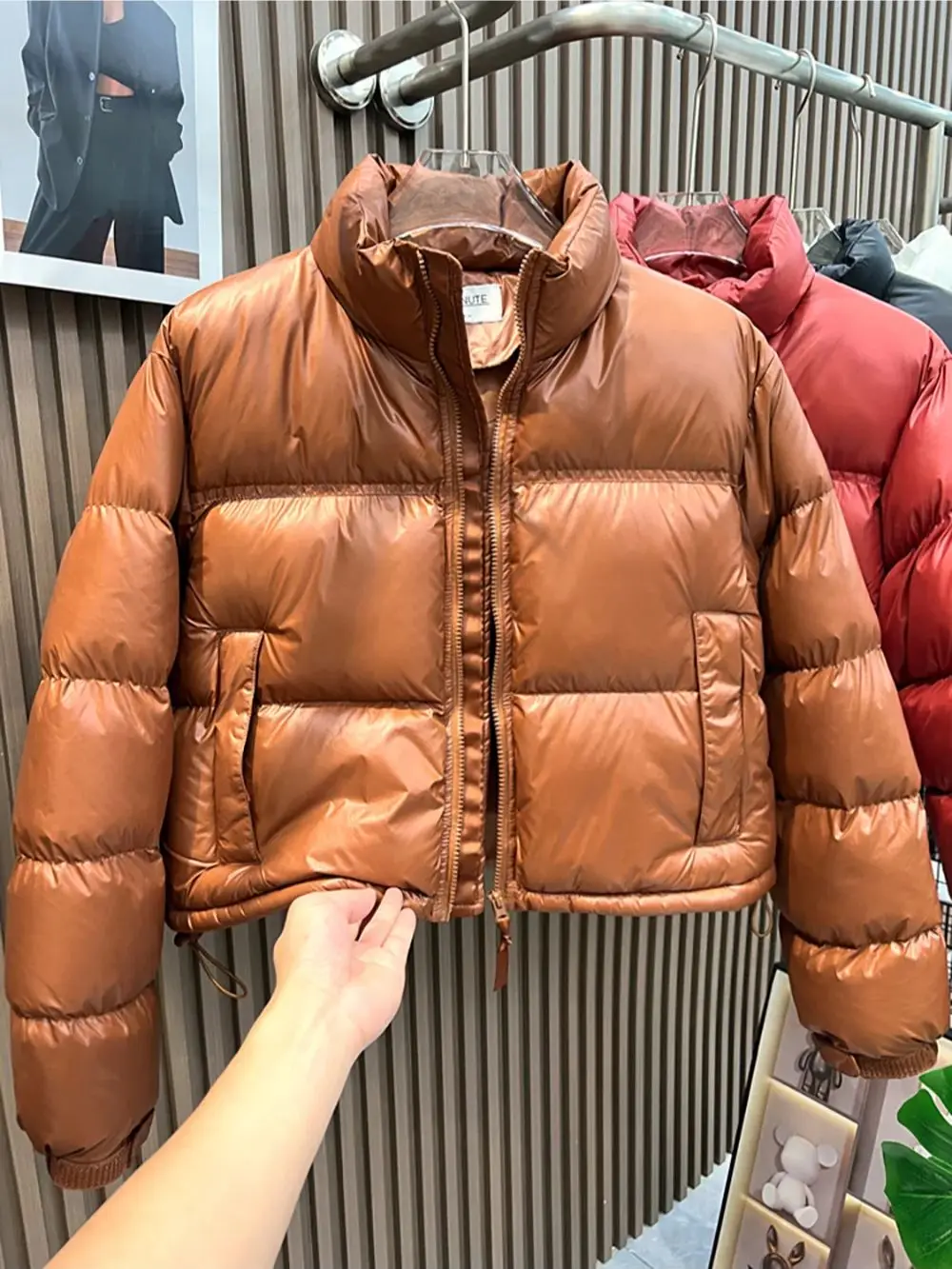 Women Short Cotton Padded Coats 2024 Winter Casual Thick Warm Stand Collar Jackets Snow Wear Female Quilted Jacket Outerwear