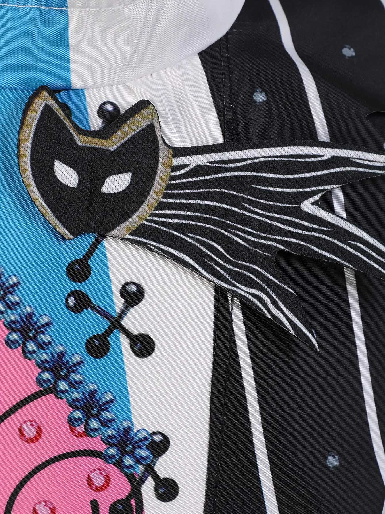 

Милое платье для девочек: милый дизайн с круглым вырезом, уникальная асимметричная форма подола, контрастные элементы слева и справа, нежное и очаровательное, с четким принтом, яркие и красивые цвета, подходит для Хэллоуина и различных карнавальных праздн