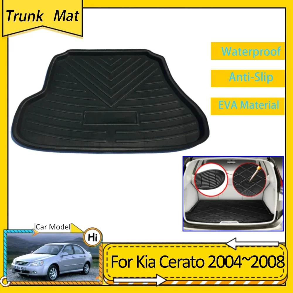 

Car Trunk Mat For Kia Cerato LD Sephia Spectra 2004 2005 2006 2007 2008 Anti-slip Rear Boot Liner Storage Pad Carpet Accessories