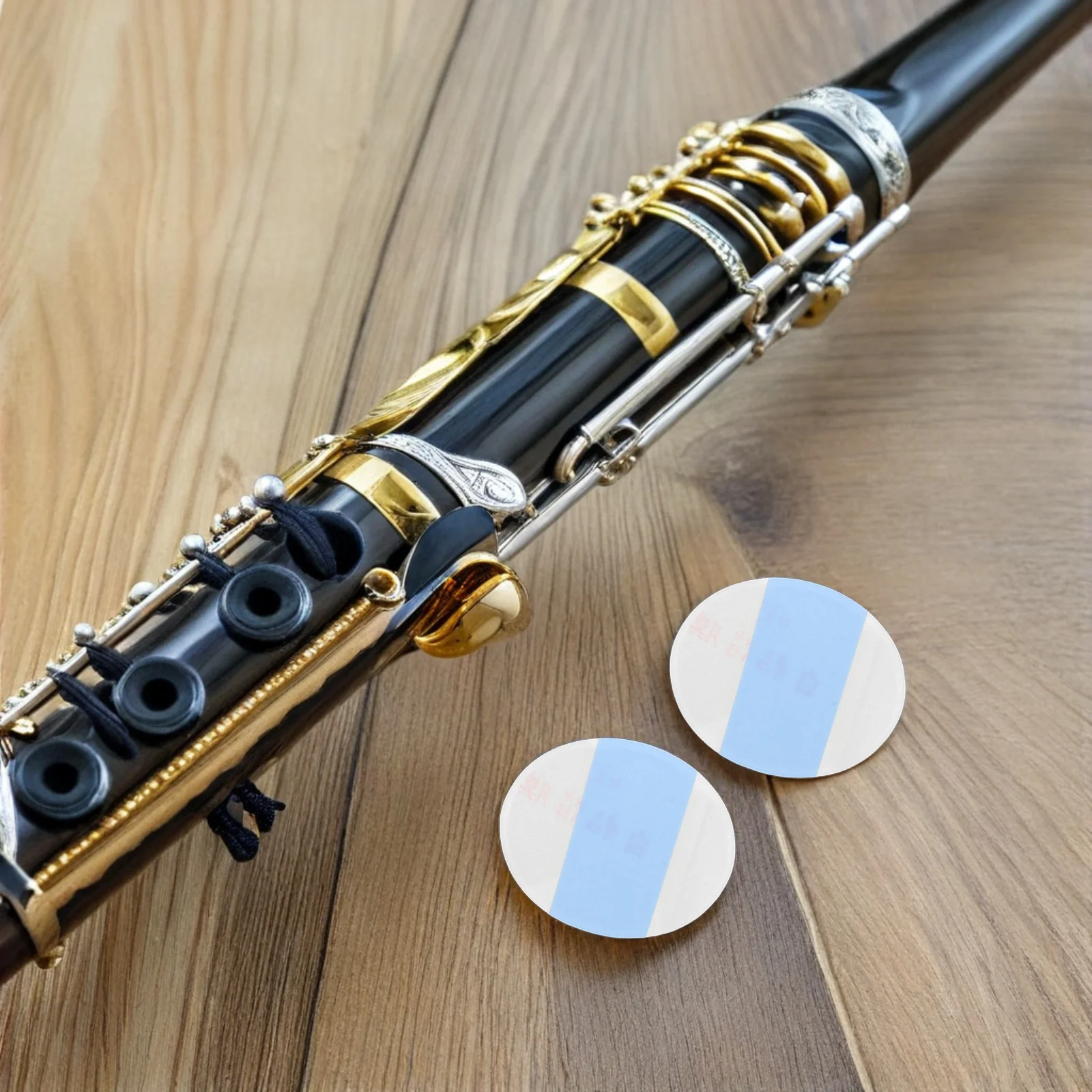 

20Pcs Flute Membrane Pack Transparent Oval Membrane Dizi Dimo Thin Protective Stickers Extend Instrument Lifespan Authentic Tone