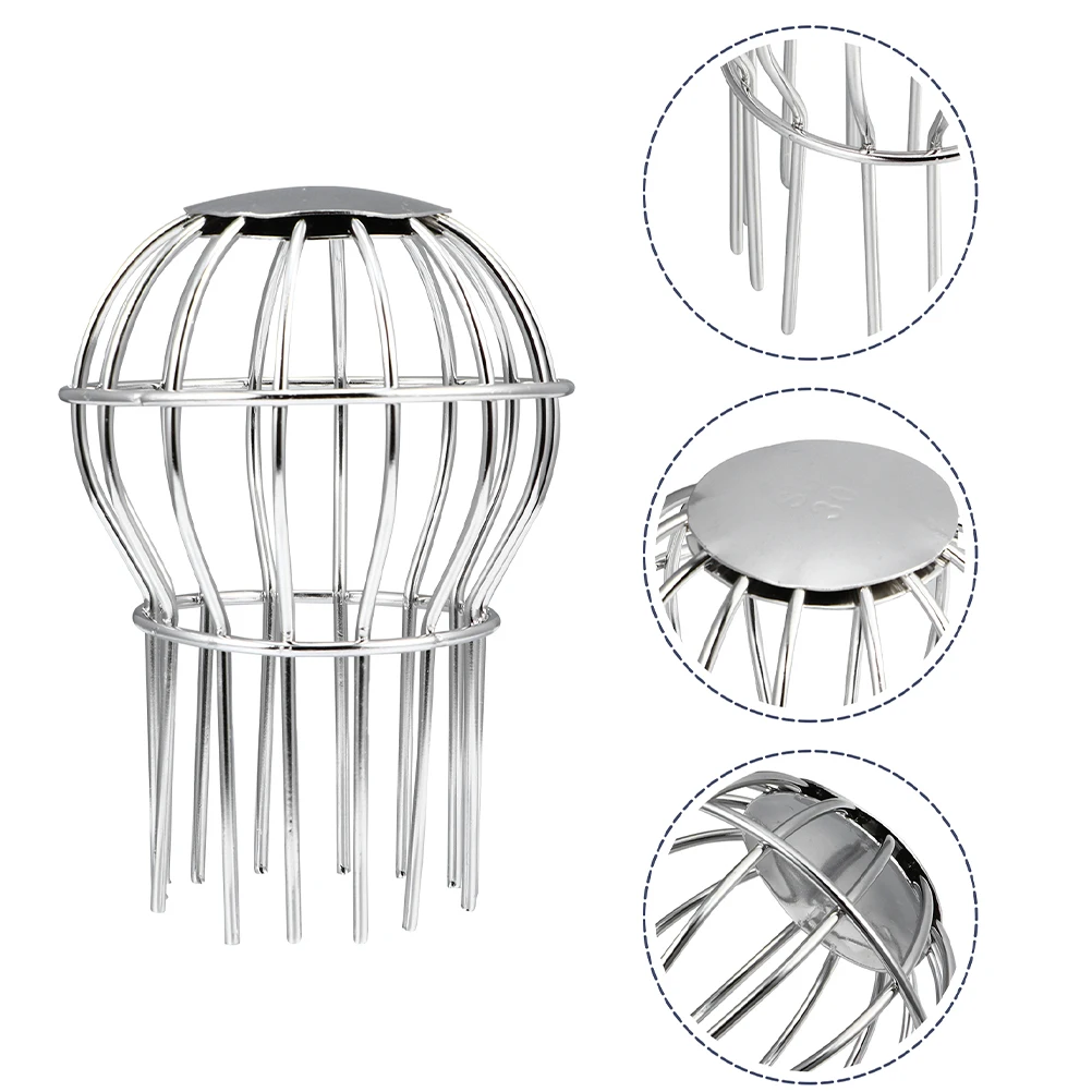 

Leaf Guard Drain Roof Cover Strainer Drainage Covers Silver Stainless Steel Net