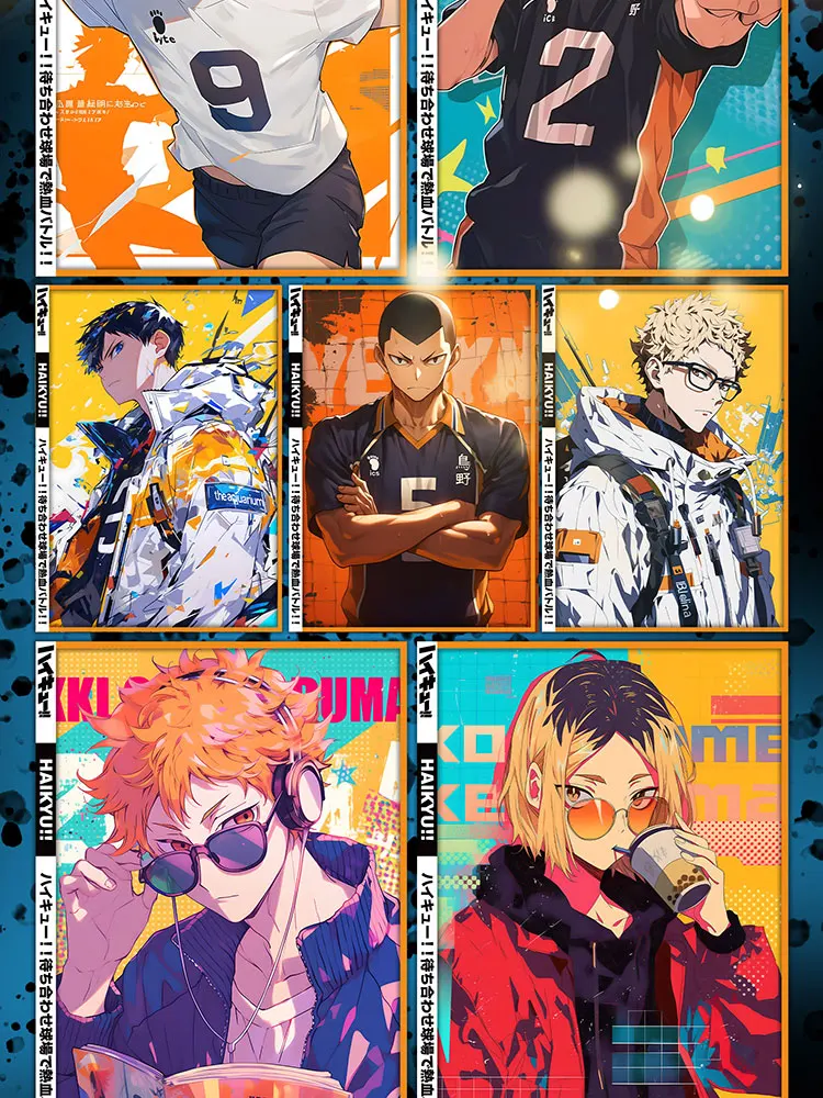 New Haikyuu!! Wave3 B5 Size Card Oikawa Tooru Iwaizumi Hajime Koutarou Colored Paper Collection Cards Tcg CCg Booster Box