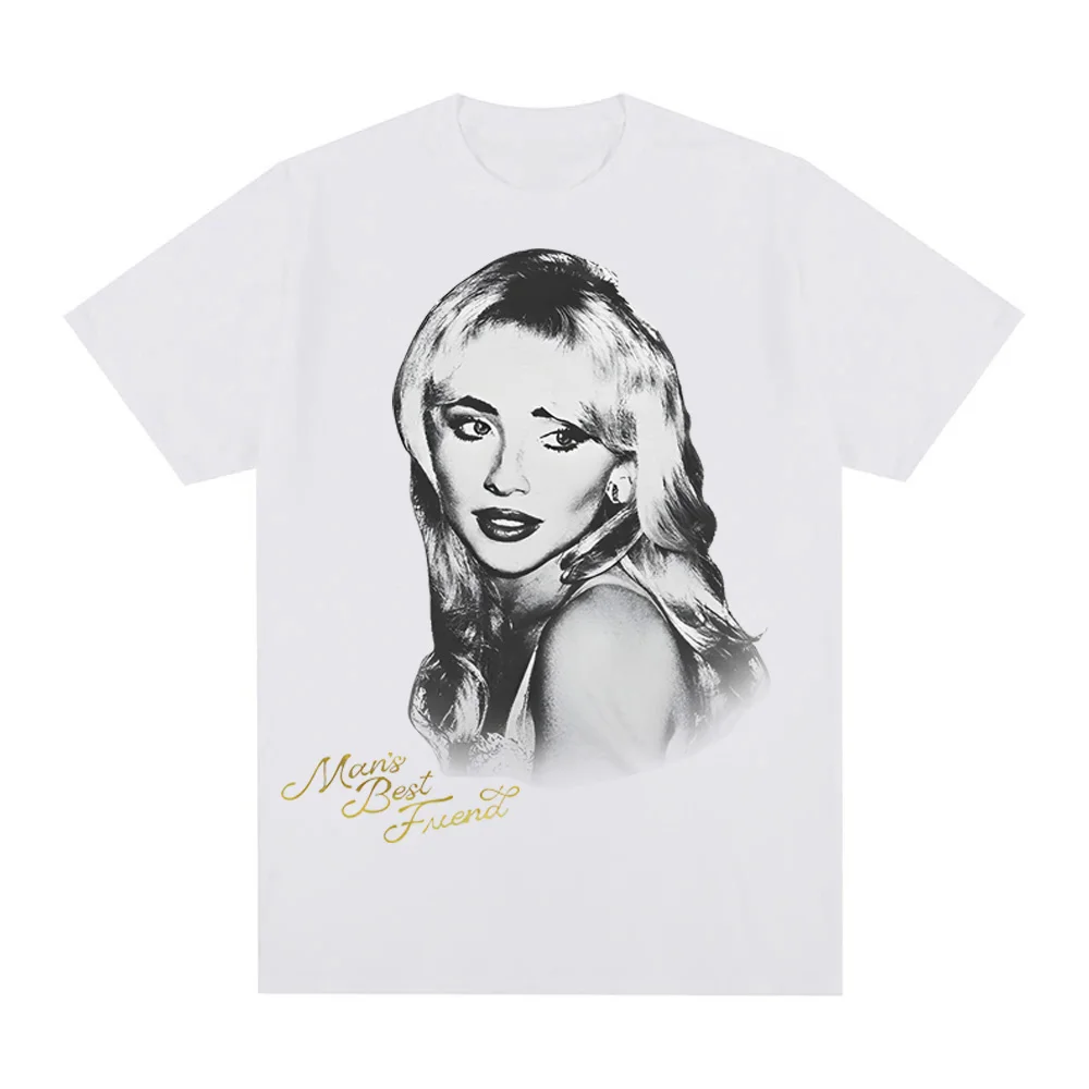 

Man's Best Friend Photo T-Shirt Sabrina Carpenter Summer Casual Tshirt Popular High Quality Singer's same style 100%CottonTops