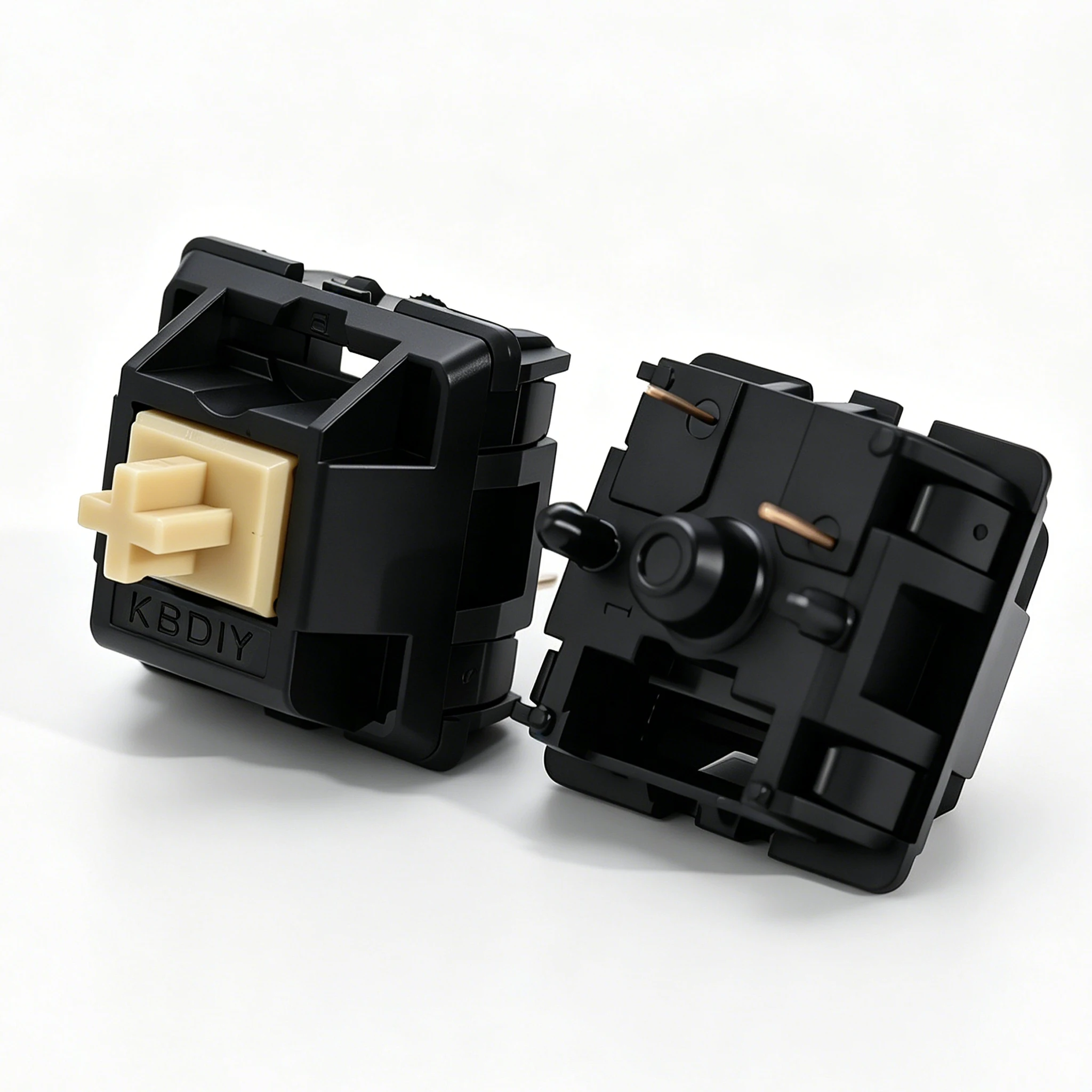 KBDiy Y3 Silent Switch Linear Creamy 53gf Schalter HIFI Vorgeschmiert POM Für Benutzerdefinierte DIY 60% 75% Gaming Mechanische Tastatur Aula F75 – Detail 11