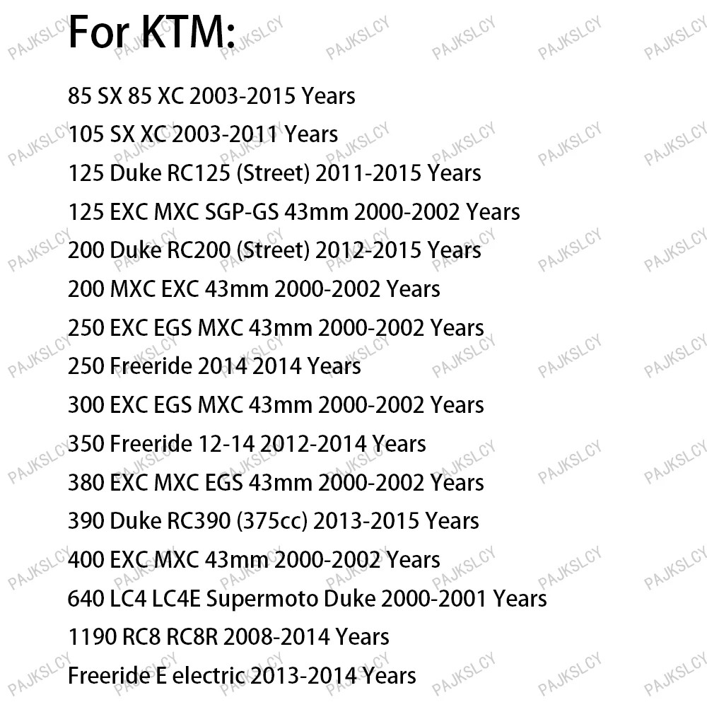 43X53X9.5 الجبهة شوكة النفط الختم و 43x53 غطاء غبار ل KTM 85 105 250 300 350 380 400 640 Duke 125 200 390 640 2000-2013 2014 2015