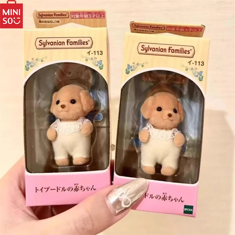 Miniso Sylvanian Families Anime Figure Kindergarten Baby Series Kawaii Figures Pvc Decoration Model Ornament Gift For Kids Toys