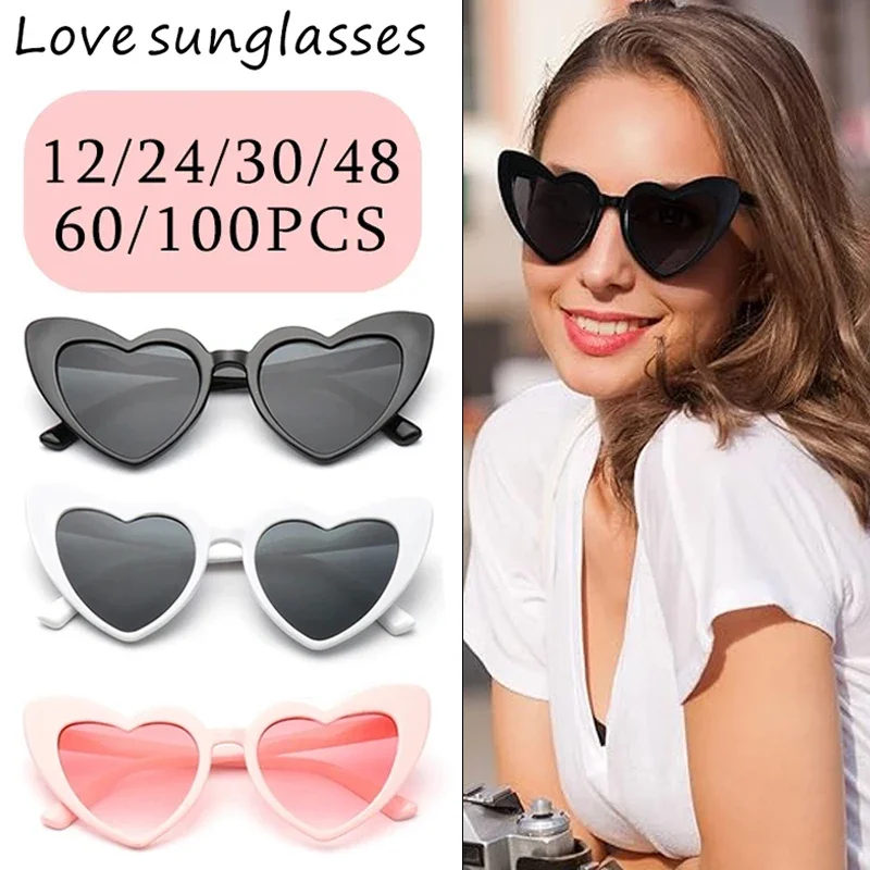 

Bachelorette Party Heart Shaped Sunglasses Wedding Bridal Shower Decor Festivals Supplies Bride To Be Bridesmaid Gift Glasses