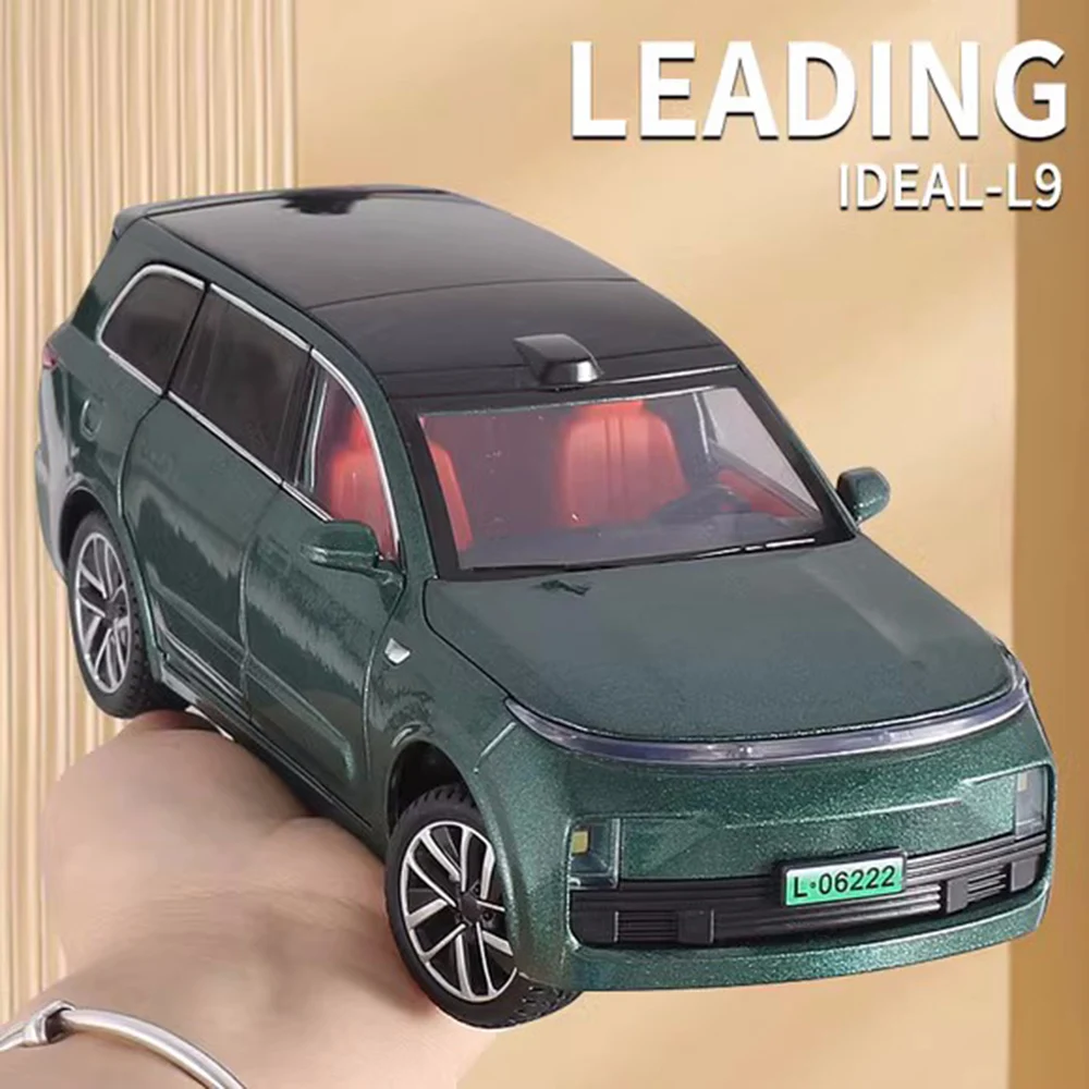 

1/24 Scale Ideal L9 Alloy Car Toy Model Simulation Diecasts Vehicles Models Toys with Light Sound SUV Cars Child Birthday Gifts