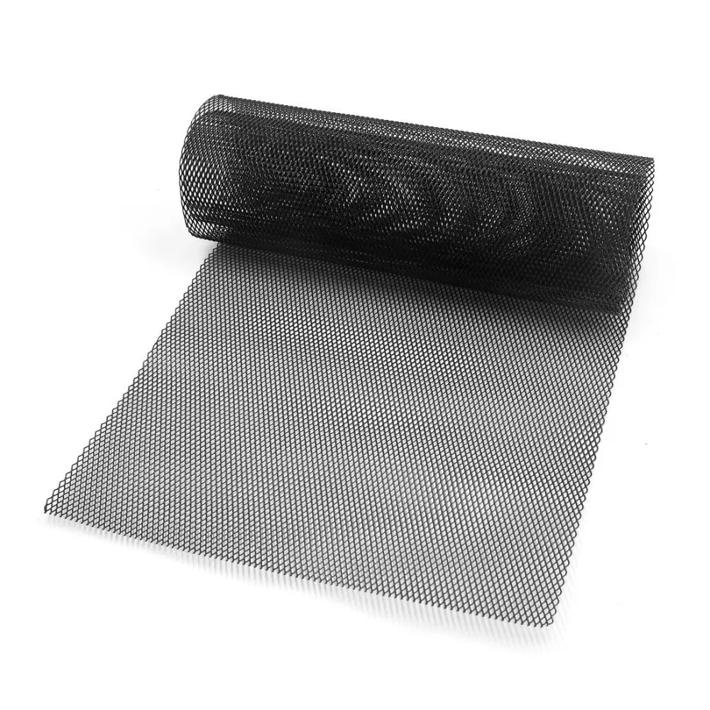 

Rhombic Grille Mesh Sheet Car Vehicle Black Tone 3 X 6mm Automobile Installation and Modification Of Aluminum Mesh