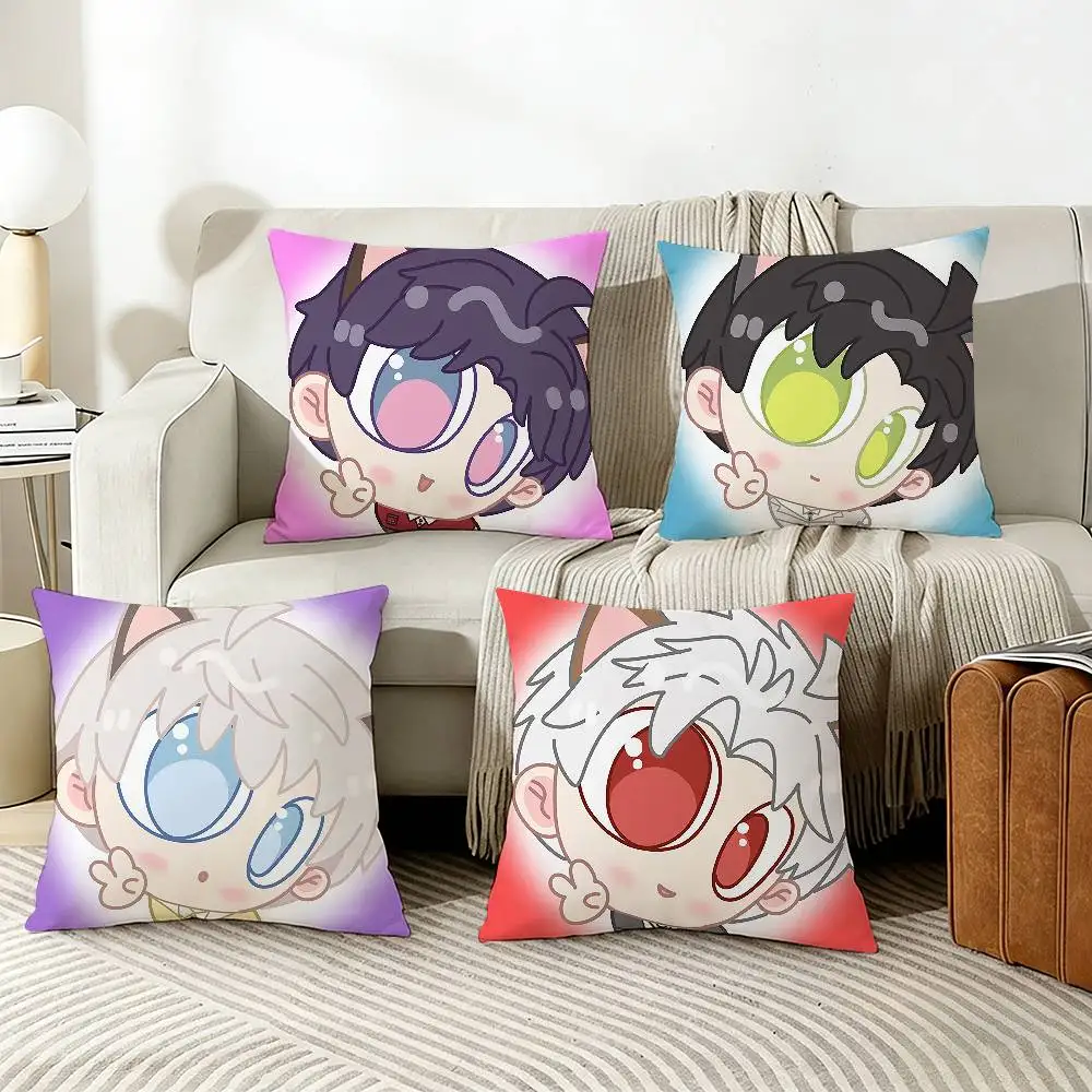 

L-Love and D-Deepspace Q Version Xavier Zaynie Sylus Rafayel Various Sizes Square Pillow Case For Car Home Bedchamber Decor