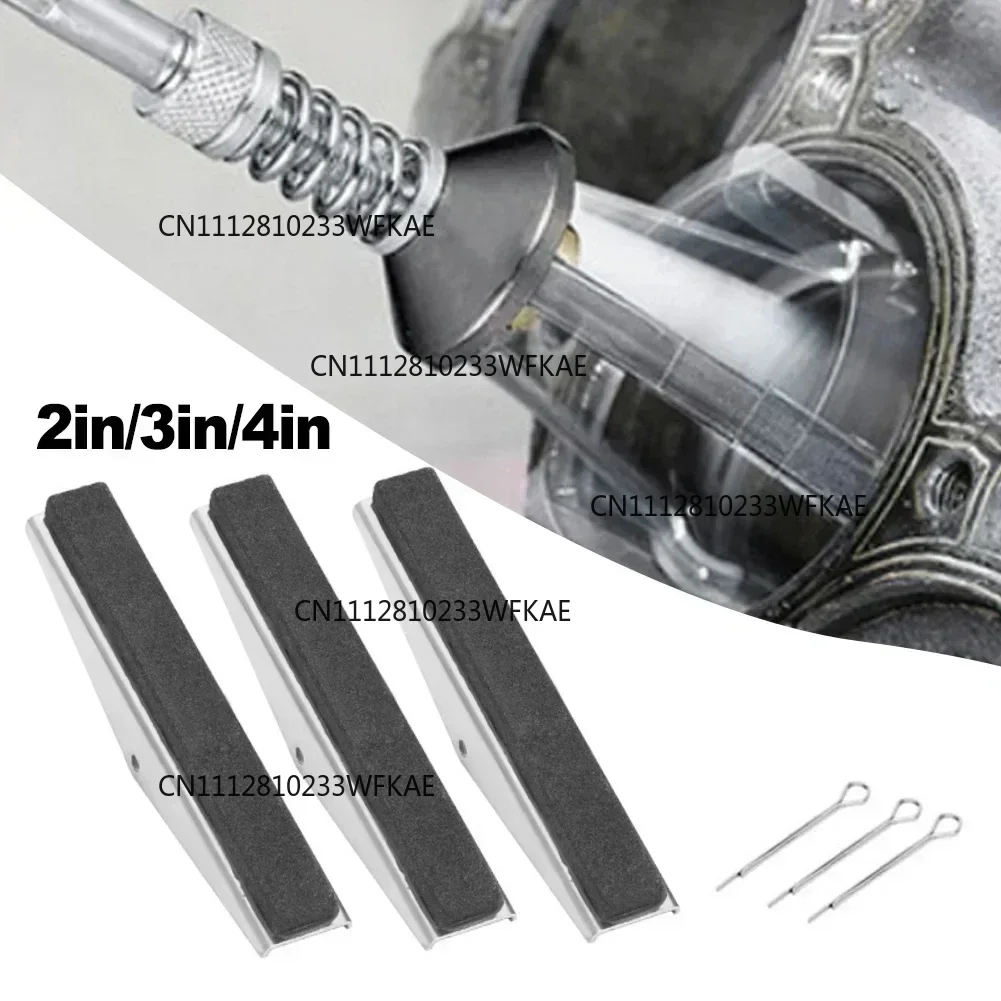 3Pcs 2/3/4in Engine Cylinder Hone Stone Set Adjustable Brake Piston Three-claw Cylinder Honing Stones Tool