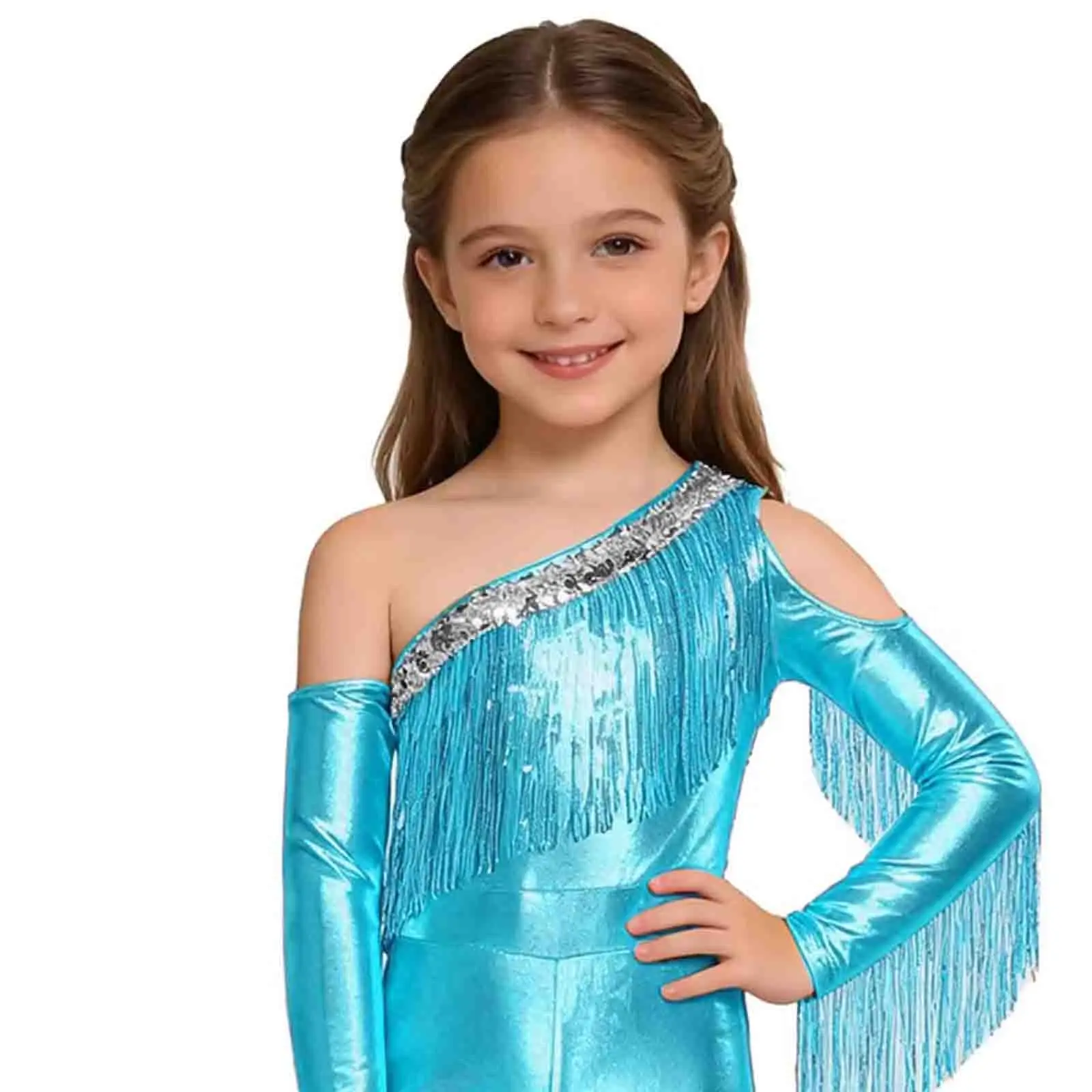 macacao-infantil-feminino-metalico-com-lantejoulas-e-franjas-de-manga-longa-para-festas-raves-concursos-discoteca-jazz-valsa-e-danca-de-palco