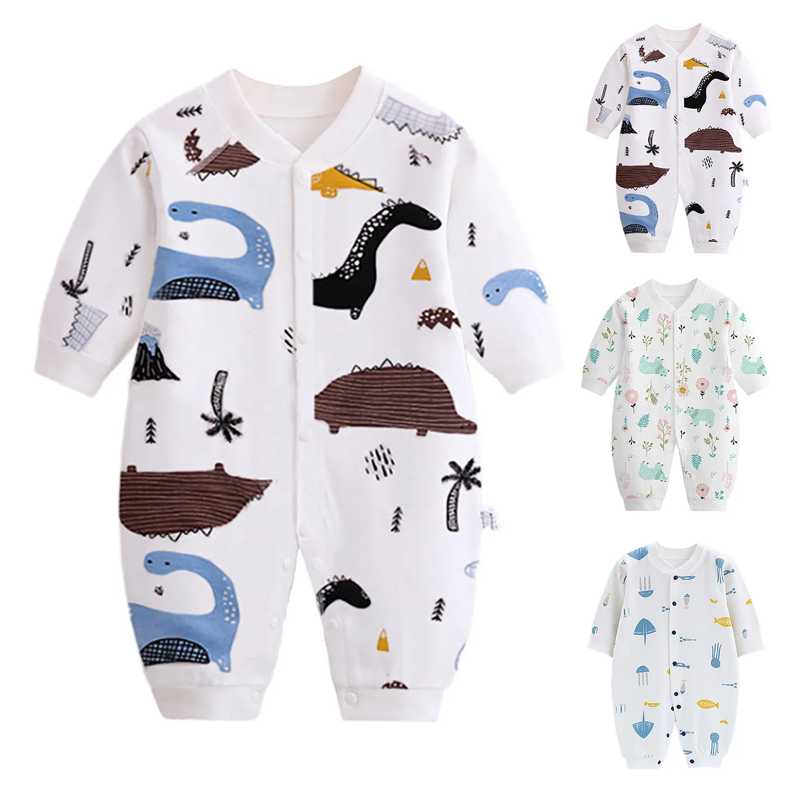 Newborns Romper Baby Girl Cotton Clothes Boy New Born Costume 0-12 Months Items Jumpsuit For Kids Bodysuits One-Pieces Clothing