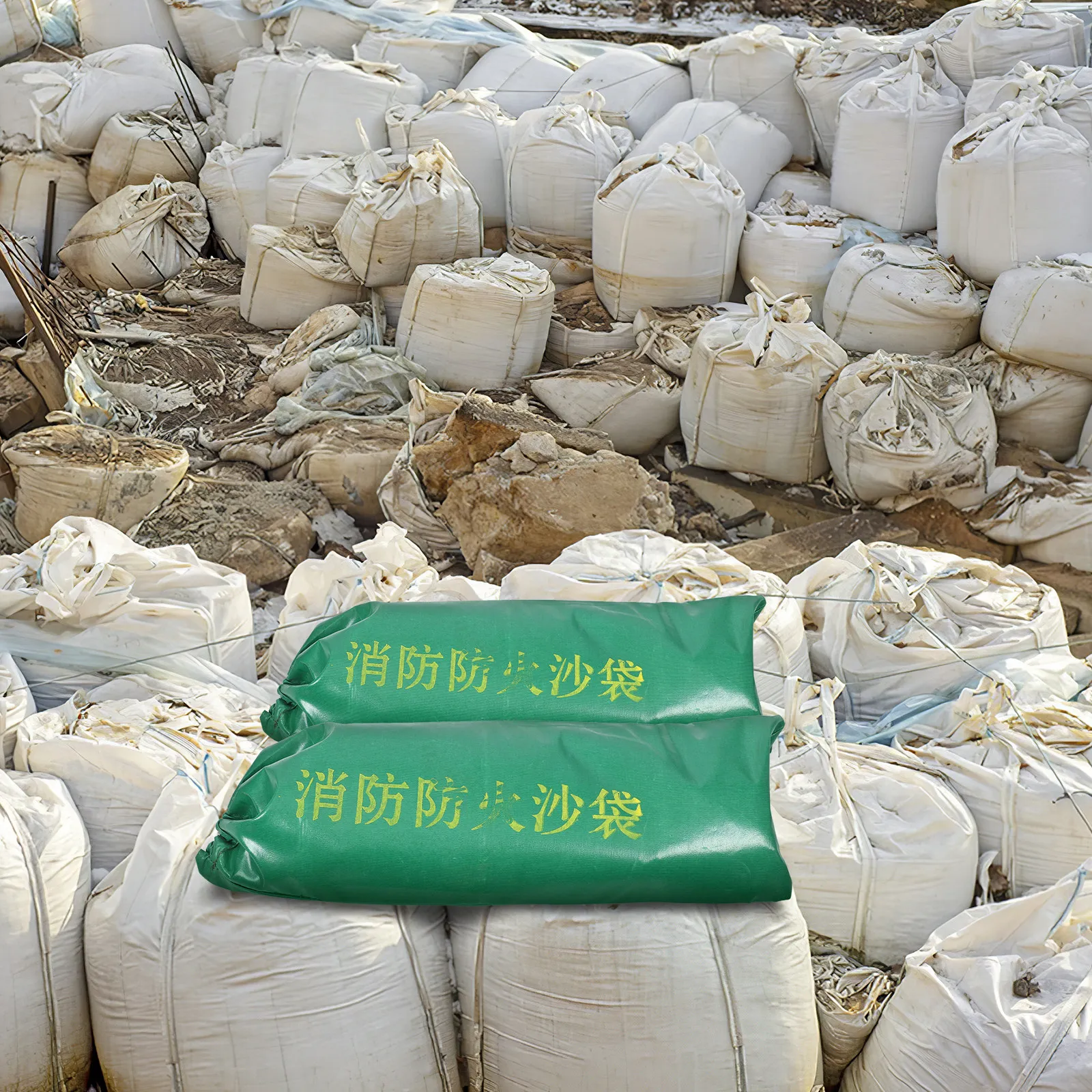 Reusable Canvas Sandbags Flood Barrier Control Garage Basement Halloween Christmas Flood Control Bag Heavy Duty Sandbag 2PCS