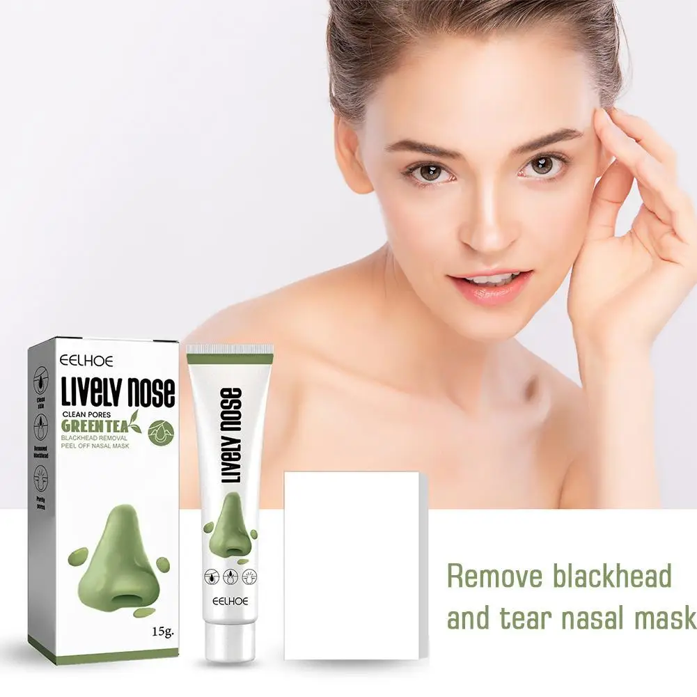 

NEW High-end 15g White Nasal Mask Blackhead Removal Cream Mask Shrink Pores Deep Cleansing Peel Off Oil-Control Mask Skin Care