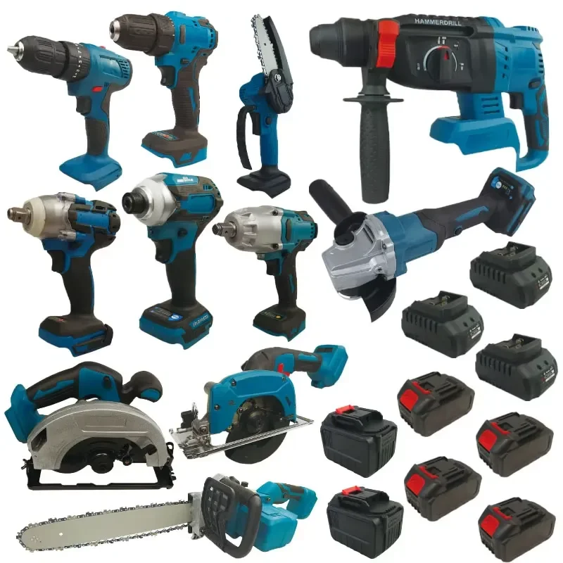 Multi Function Set 4 Hardware Tool Power Tools Drill Cordless Cordless Power Tools Drill Combo Kit