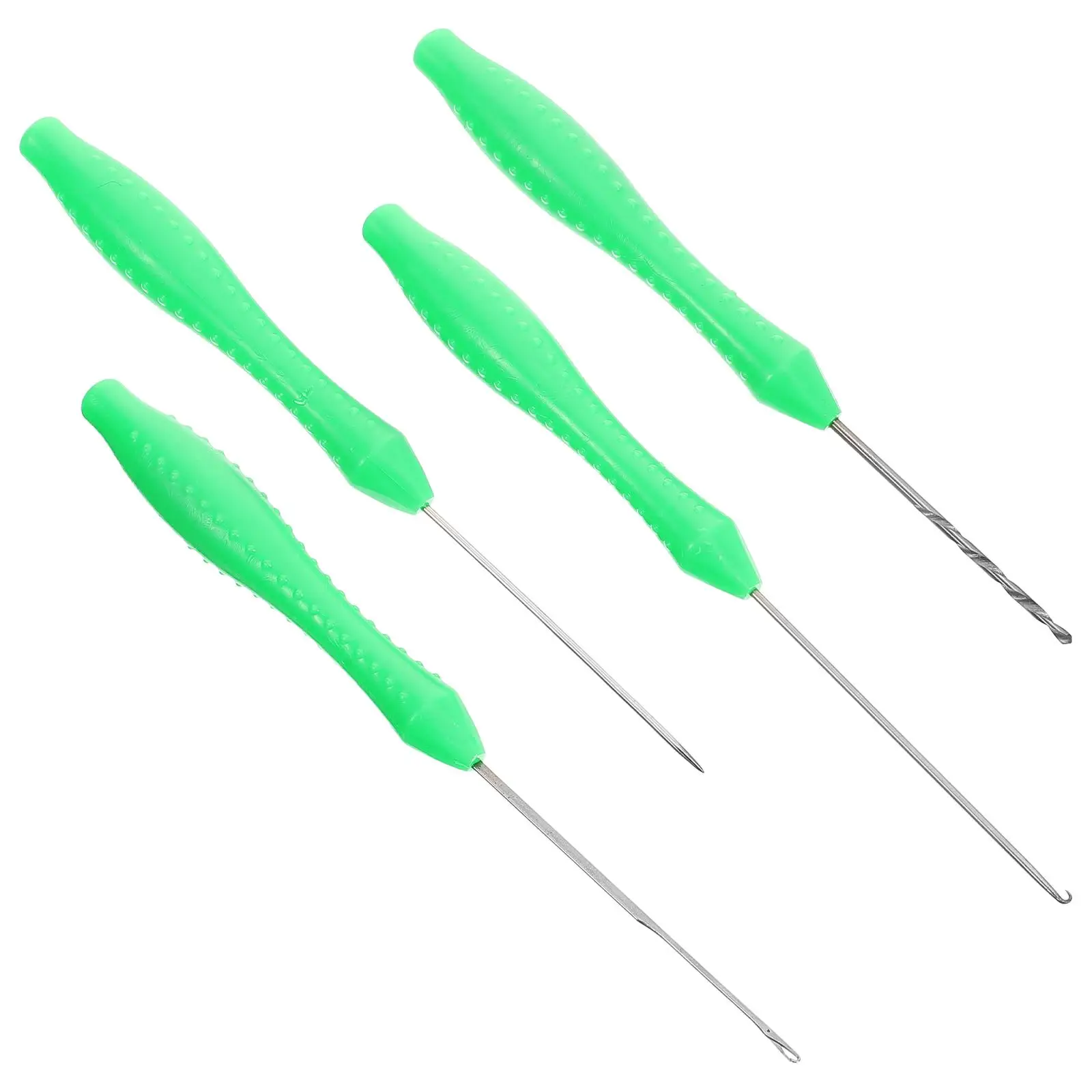 

4 Pcs Soft Lure Bait Needle Fishing Hook Accessories Stainless Steel Parts Needle Kit Tools Plastic Metal Baits