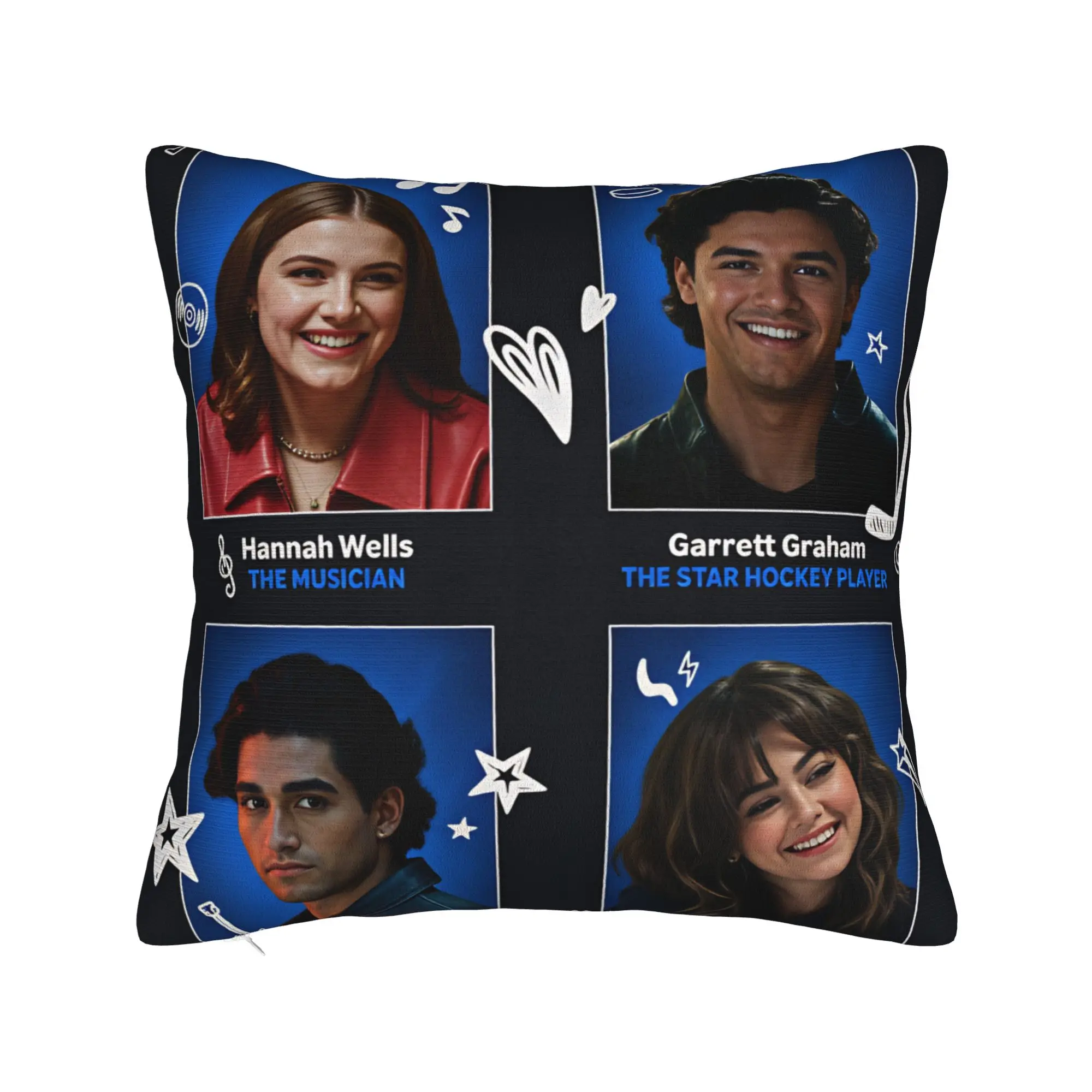 Garrett Graham Off Campus (5) Pillow Cover  Vintage Pillow Case For Living Room Chair Comfy Pillowcases Gift