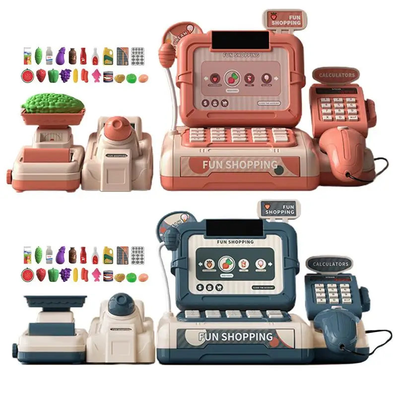 

Cash Register For Kids Play Cash Register Pretend & Play Calculator Cash Register With Sound Light Develops Early Math Skills