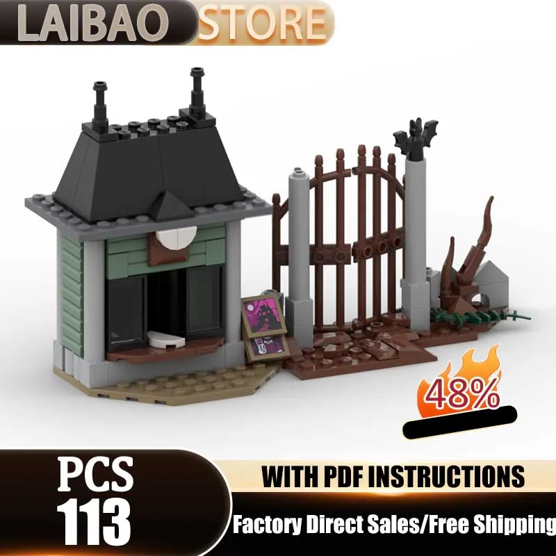 

Модель железнодорожного поезда, конструктор MOC, модель билетной кассы, технологичные модульные блоки, подарки, рождественская игрушка, наборы для самостоятельной сборки.