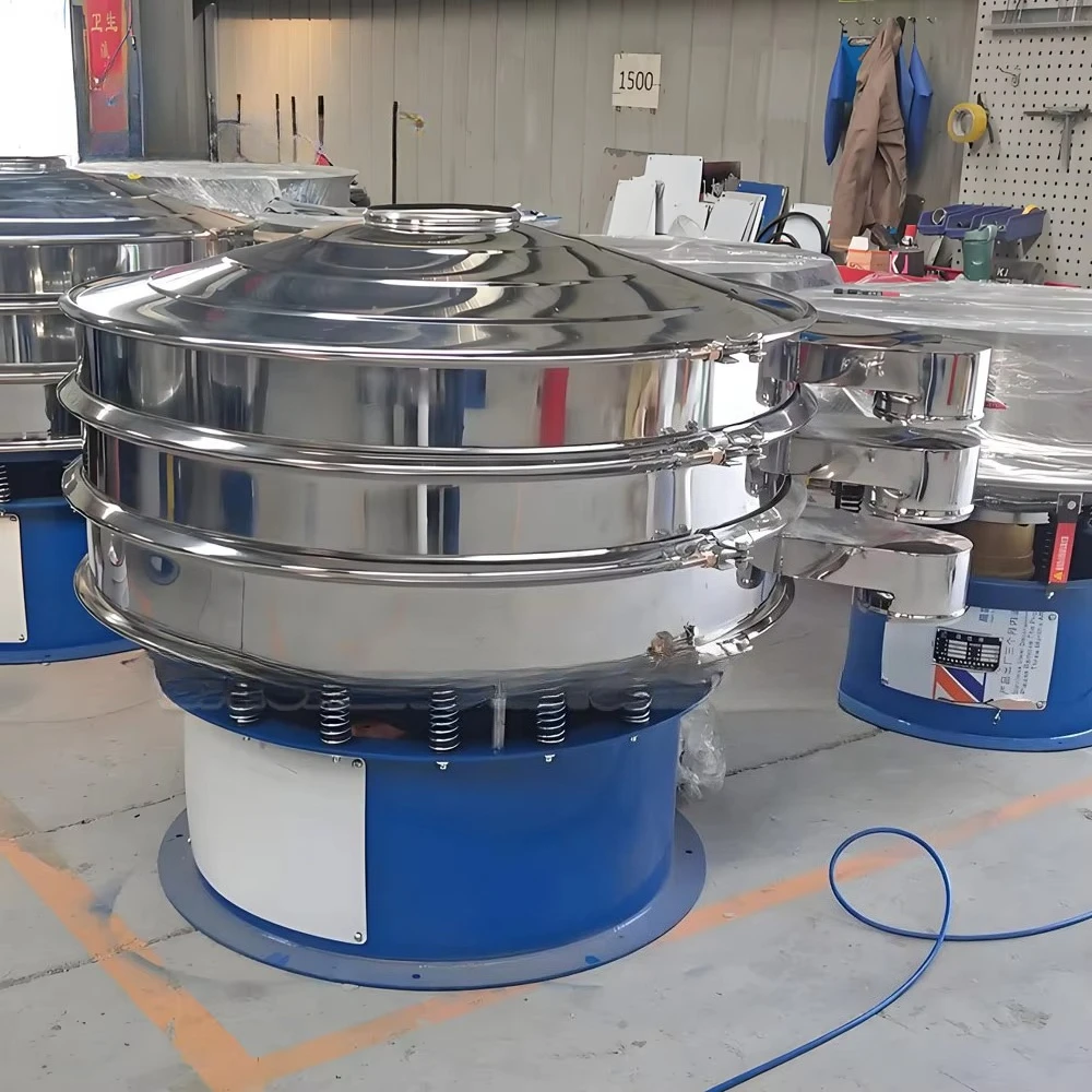 آلة غربال الدقيق من الفولاذ المقاوم للصدأ 304/316 منخل فيبرو للمسحوق الكيميائي والمضافات الغذائية #5