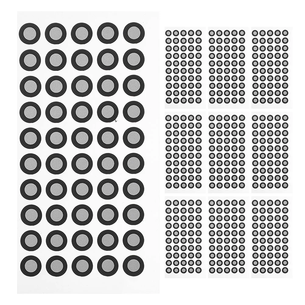 

10 Sheets Reflective Film 3d Positioning Points Marker Markers for Marking The Pet Dots Scanning