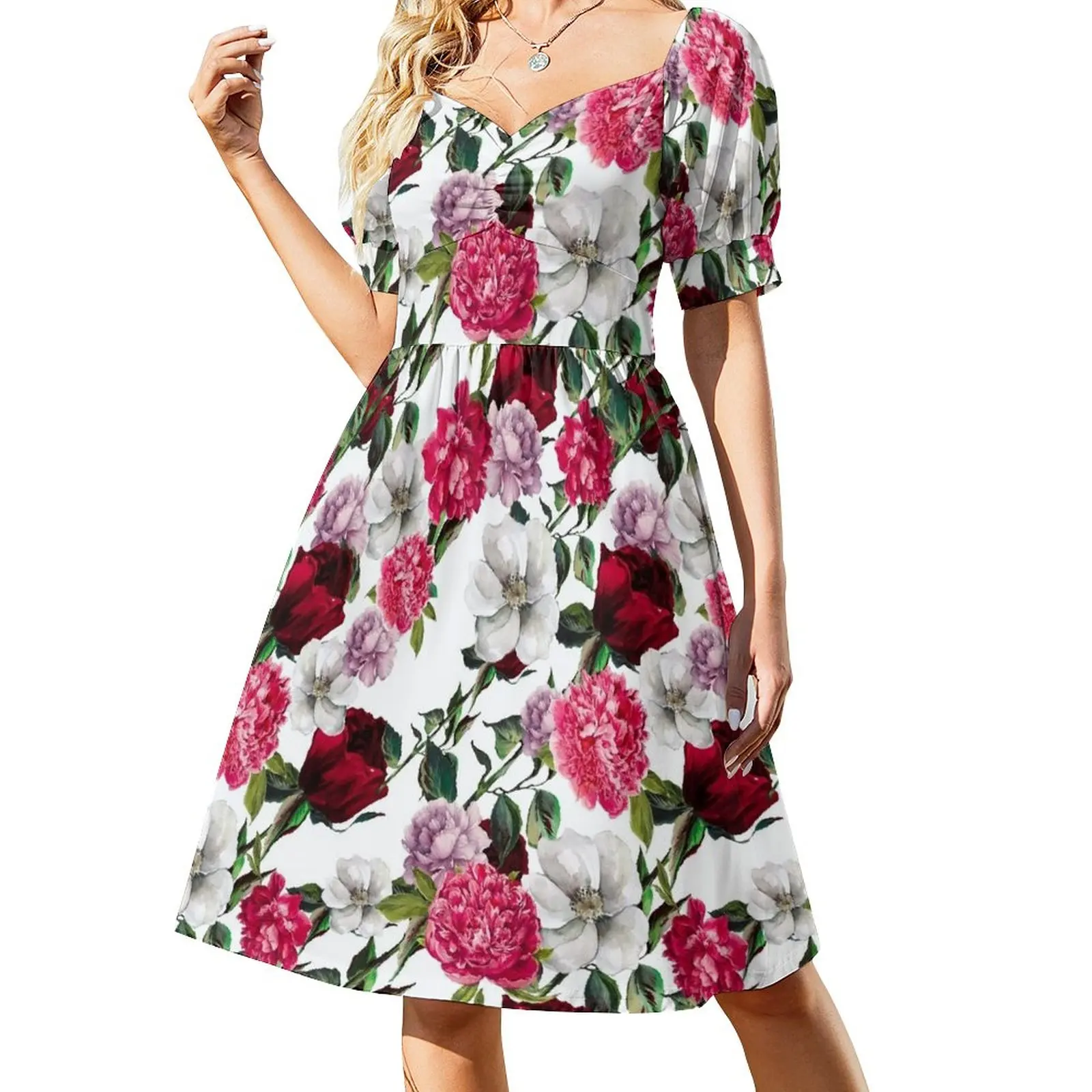 

Floral Dream Sleeveless Dress elegant women's dresses for wedding dresses with long sleeves clothes for women