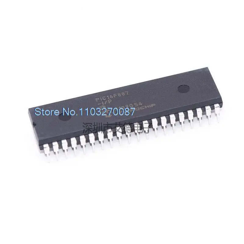 PIC16F887-I/P DIP-40 -8IC