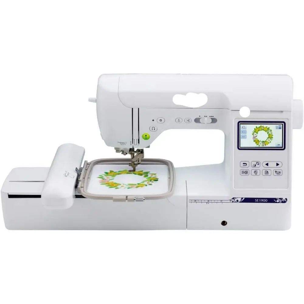 

Embroidery Machine, SE1900, 138 Embroidery Designs, 240 Built-in Sewing Stitches, Computerized Sewing And Embroidery